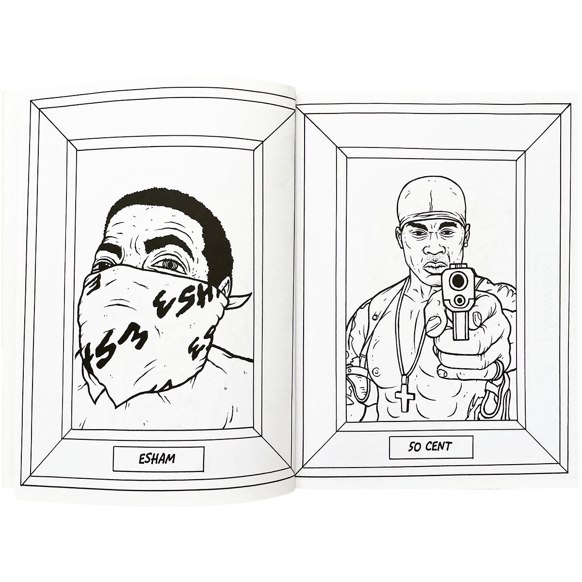 Gangsta Rap Coloring Book by Aye Jay