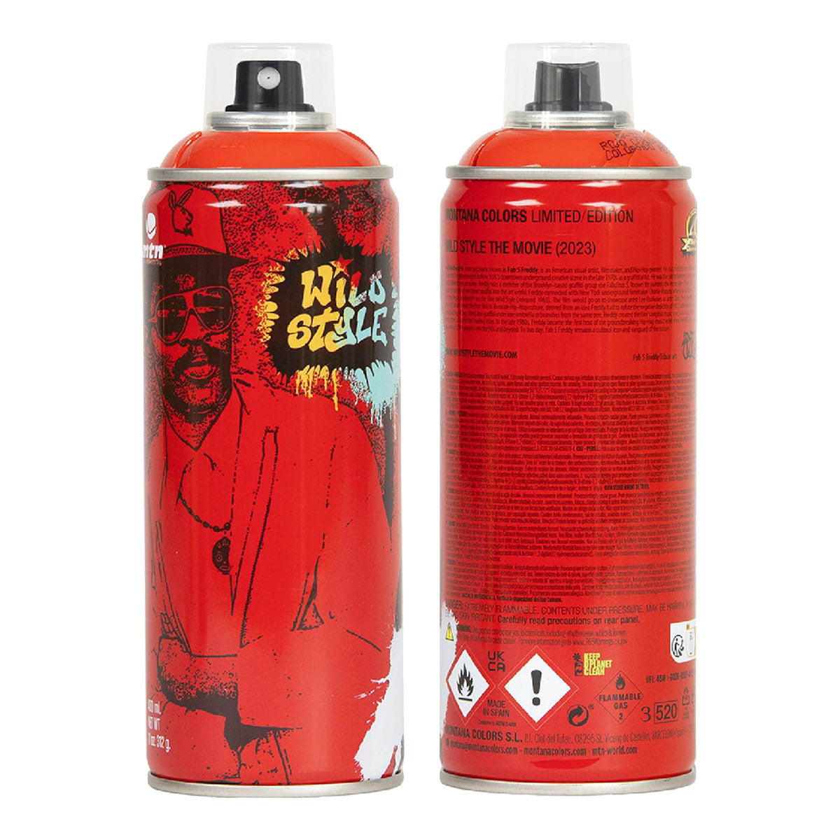 MTN Fab 5 Freddy Limited Edition Spray Paint 400ml, Colorado Red