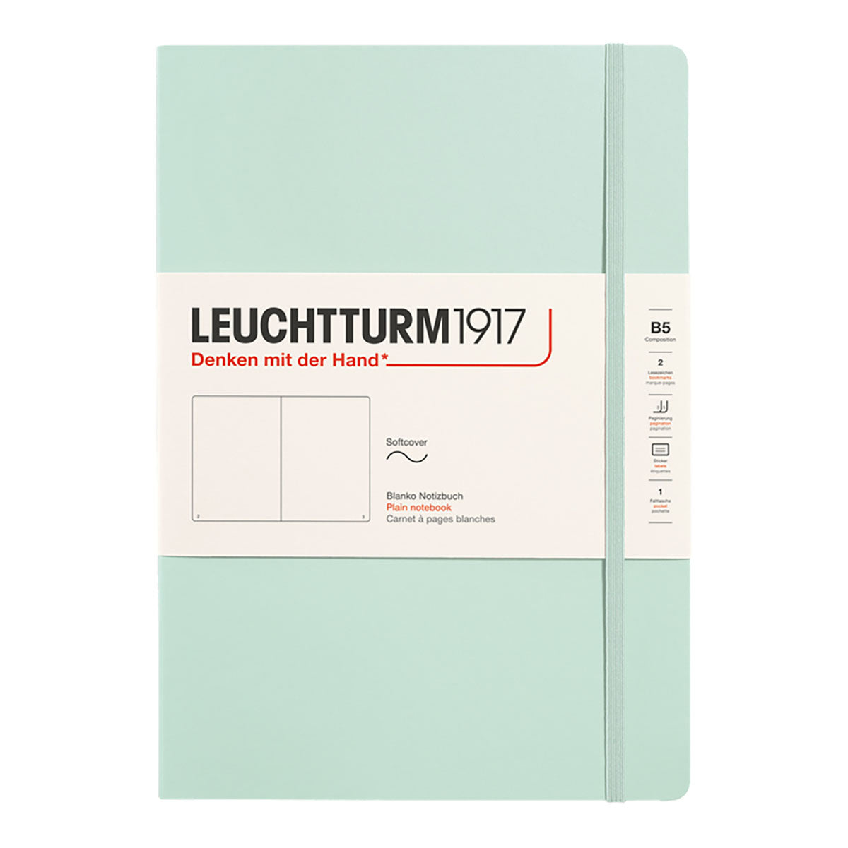 Leuchtturm1917 Notebook B5 Soft Cover, Plain