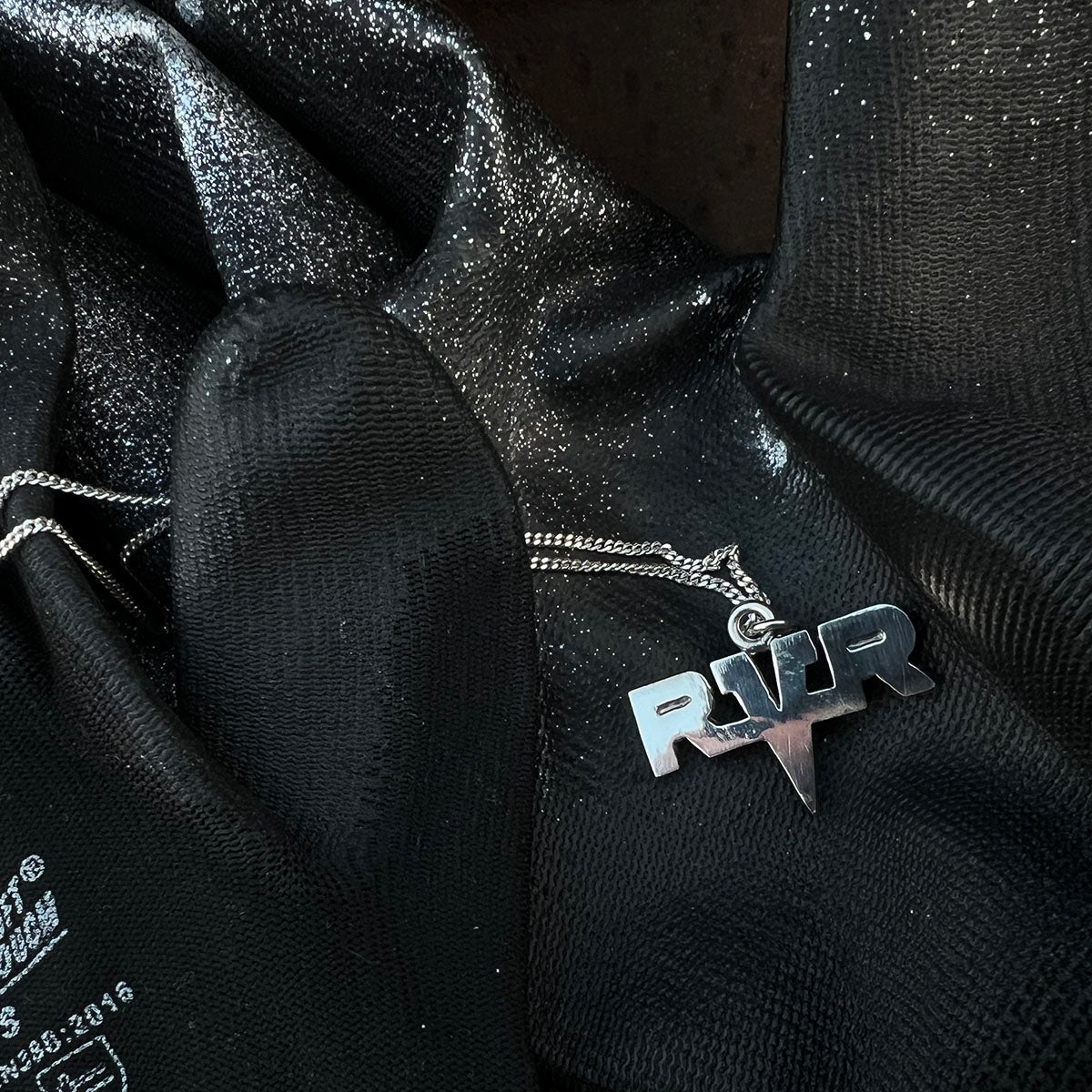 Trackside Shines Systems RVR Silver Necklace