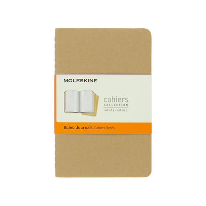 Moleskine Cahier Pocket Journal Ruled Set of 3