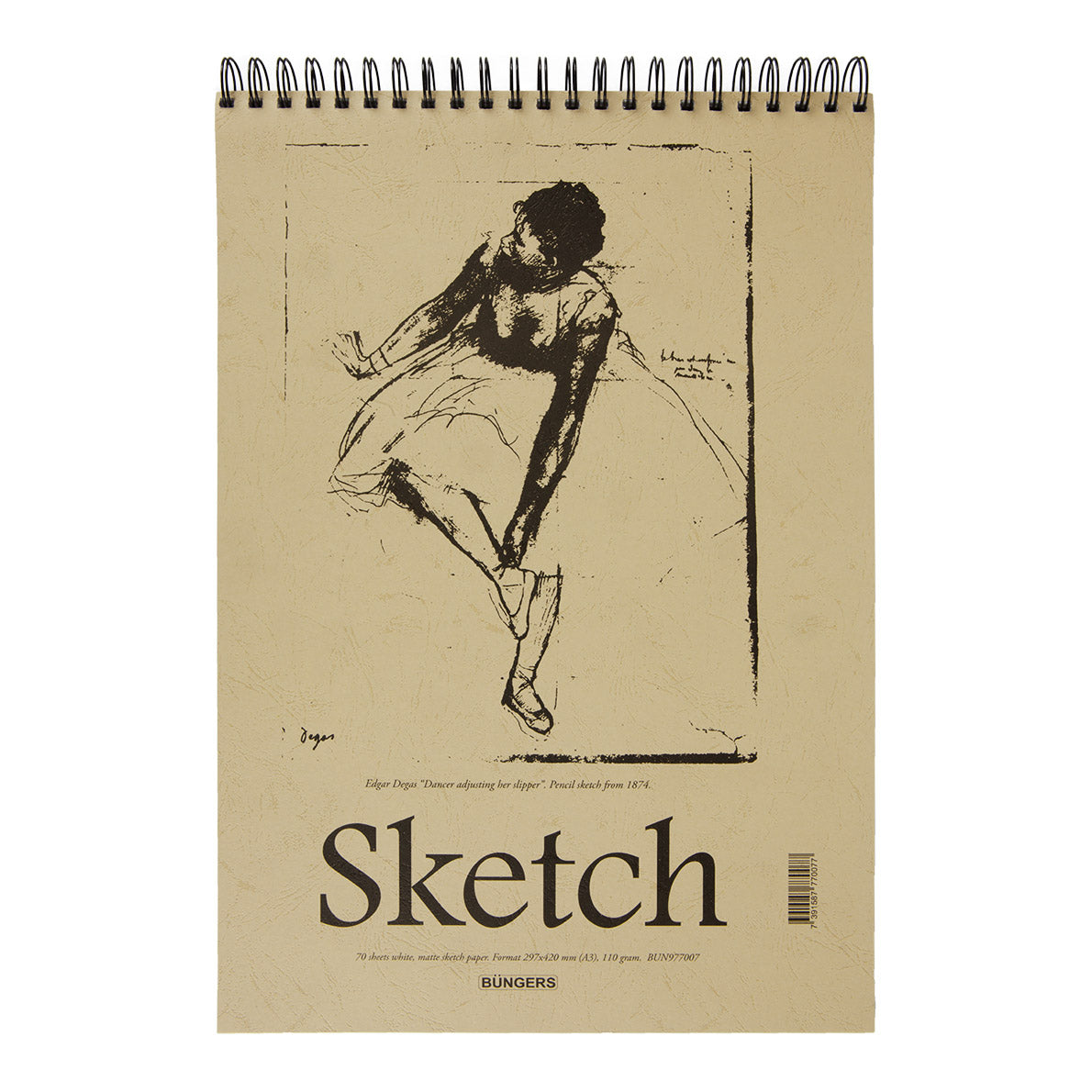 Büngers Sketch Pad A3 110g 70 sheets