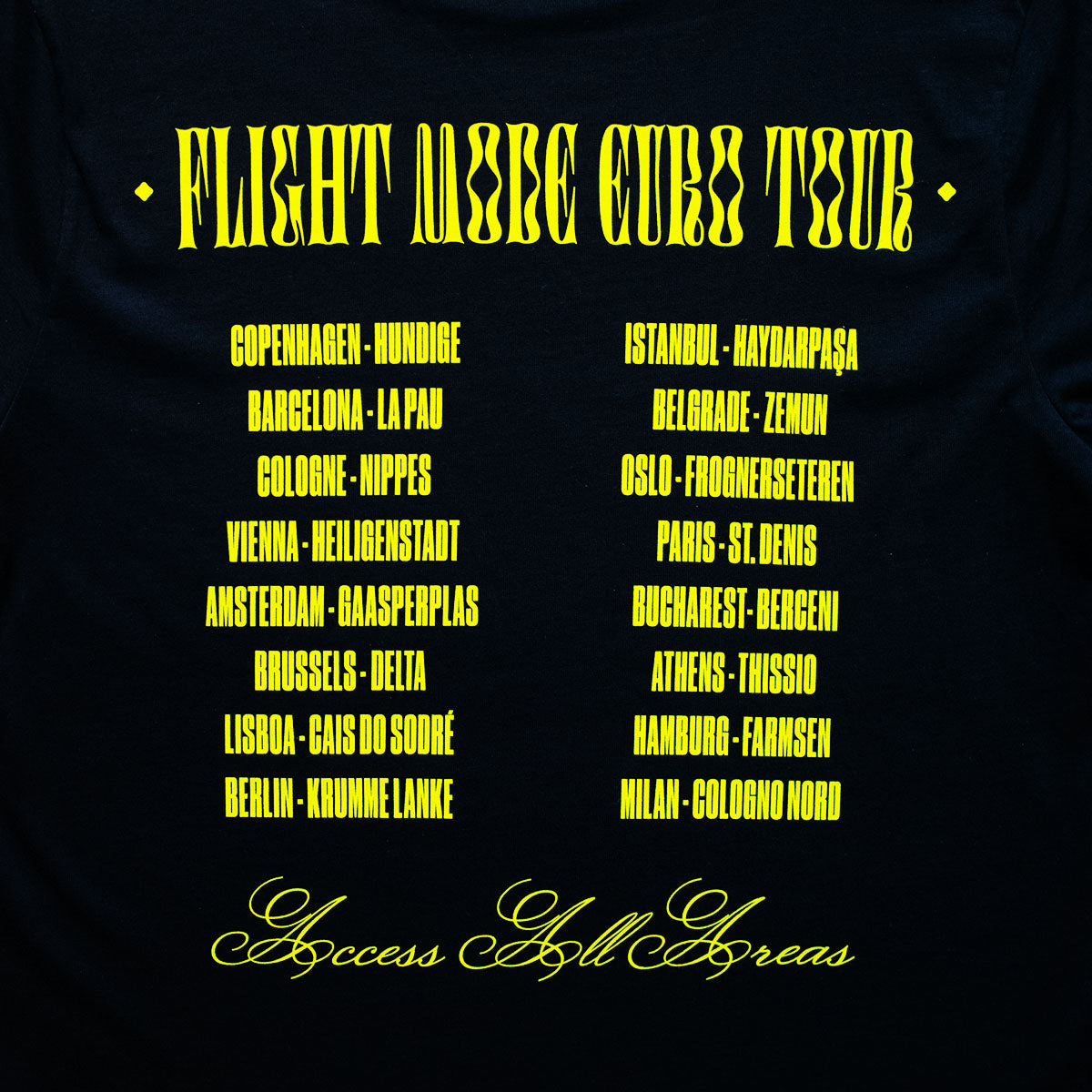 Flight Mode The Journey Home – Euro Tour Tee