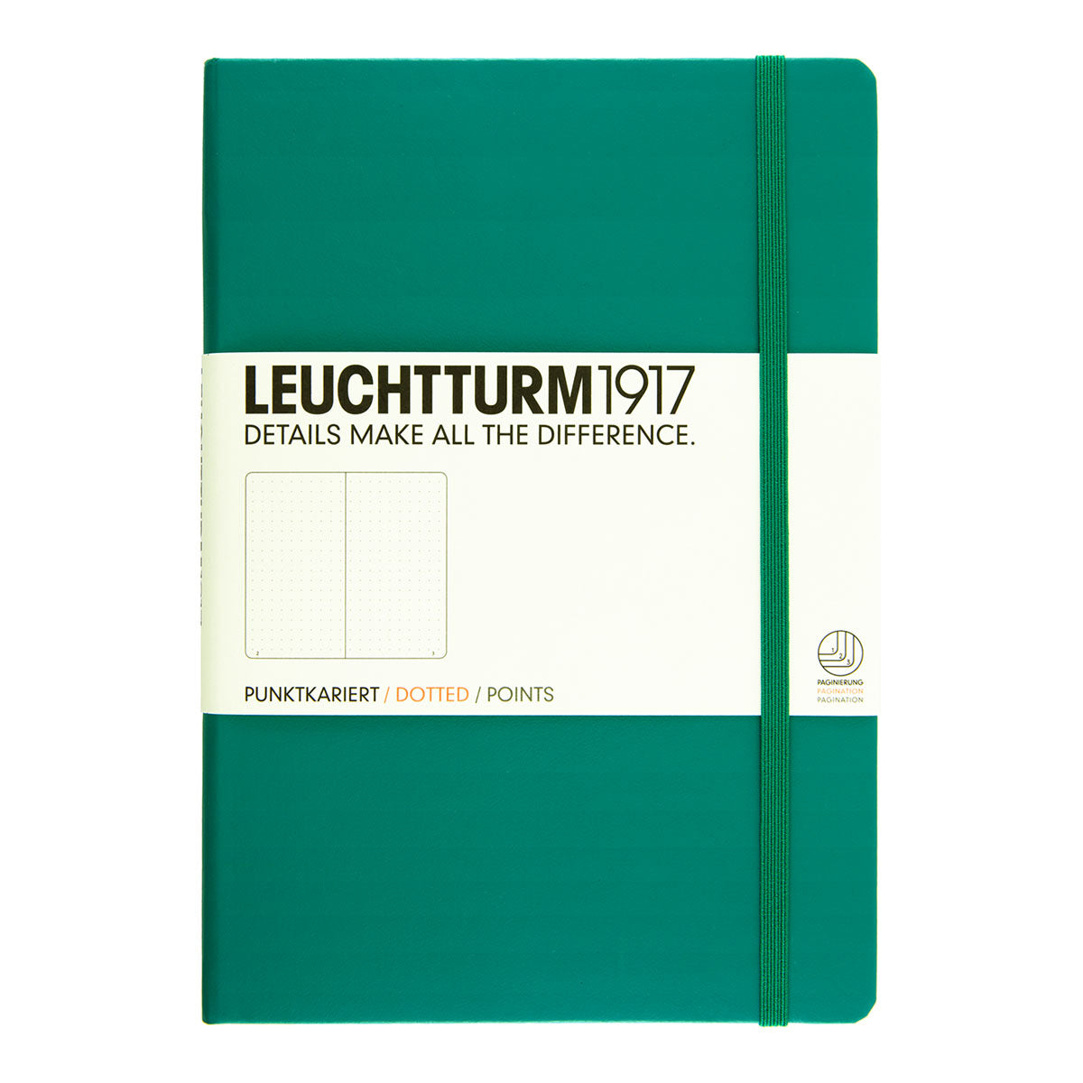 Leuchtturm1917 Notebook A5 Hard Cover, Dotted