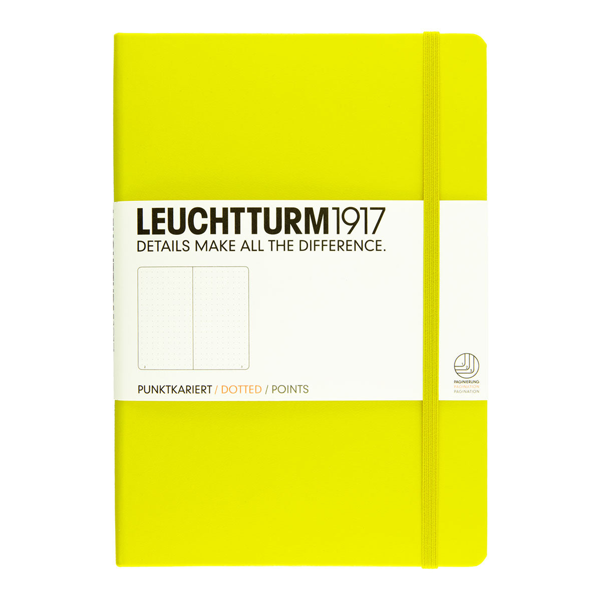 Leuchtturm1917 Notebook A5 Hard Cover, Dotted