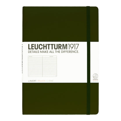 Leuchtturm1917 Notebook A5 Hard Cover, Ruled