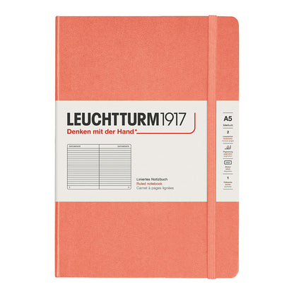 Leuchtturm1917 Notebook A5 Hard Cover, Ruled