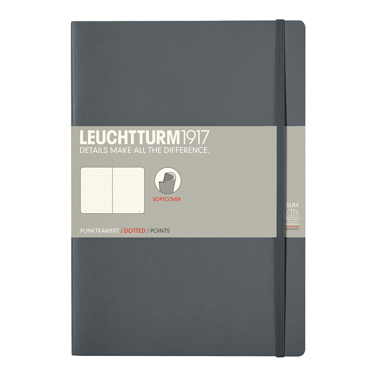 Leuchtturm1917 Notebook B5 Soft Cover, Dotted