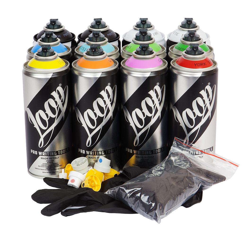 Loop Spray Paint 400ml 12-Pack, A