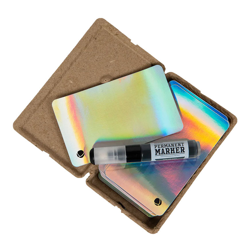 Mtn Roo Sticker MTN WTF Hologram Stickers (50 pcs) & Marker – UNFADE