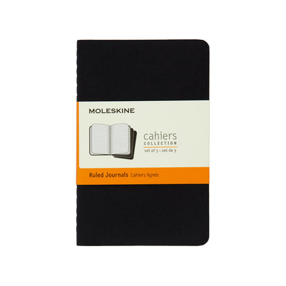 Moleskine Cahier Pocket Journal Ruled Set of 3