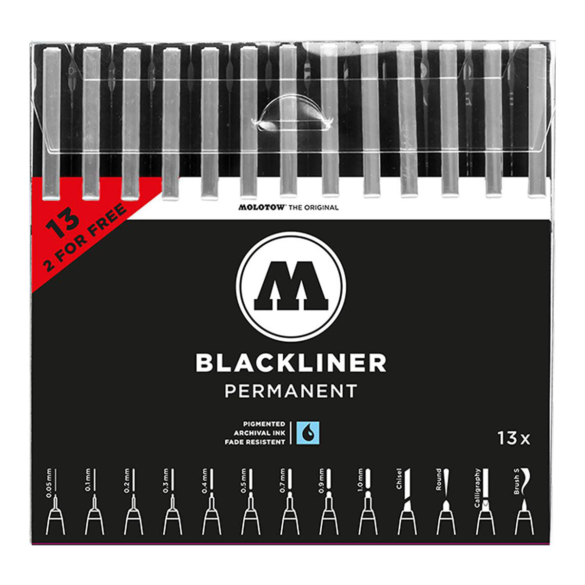 Molotow Blackliner Complete 13 Set