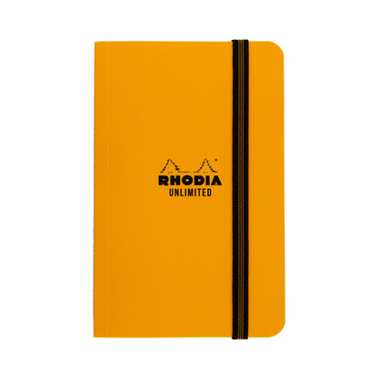 Rhodia Unlimited Pocket Notebook 9 x 14 cm Orange, Ruled