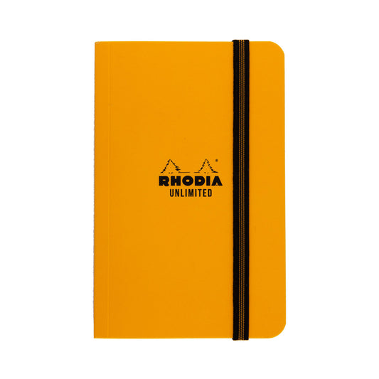 Rhodia Unlimited Pocket Notebook 9 x 14 cm Orange, Ruled