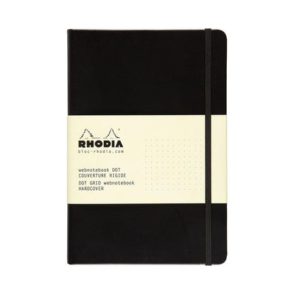 Rhodia Webnotebook DOT Black A5, Dotted