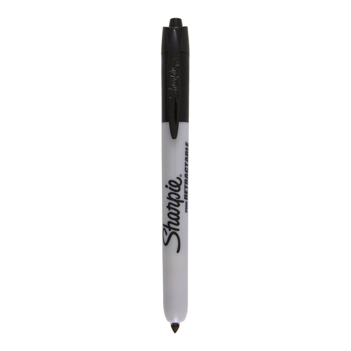 Sharpie Permanent Marker, Fine Point Retractable Black