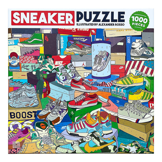 Sneaker Puzzle 1000 pcs Illustrated by Alexander Rosso