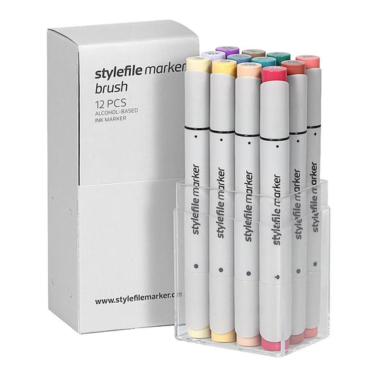 Stylefile Marker Brush 12set Main C