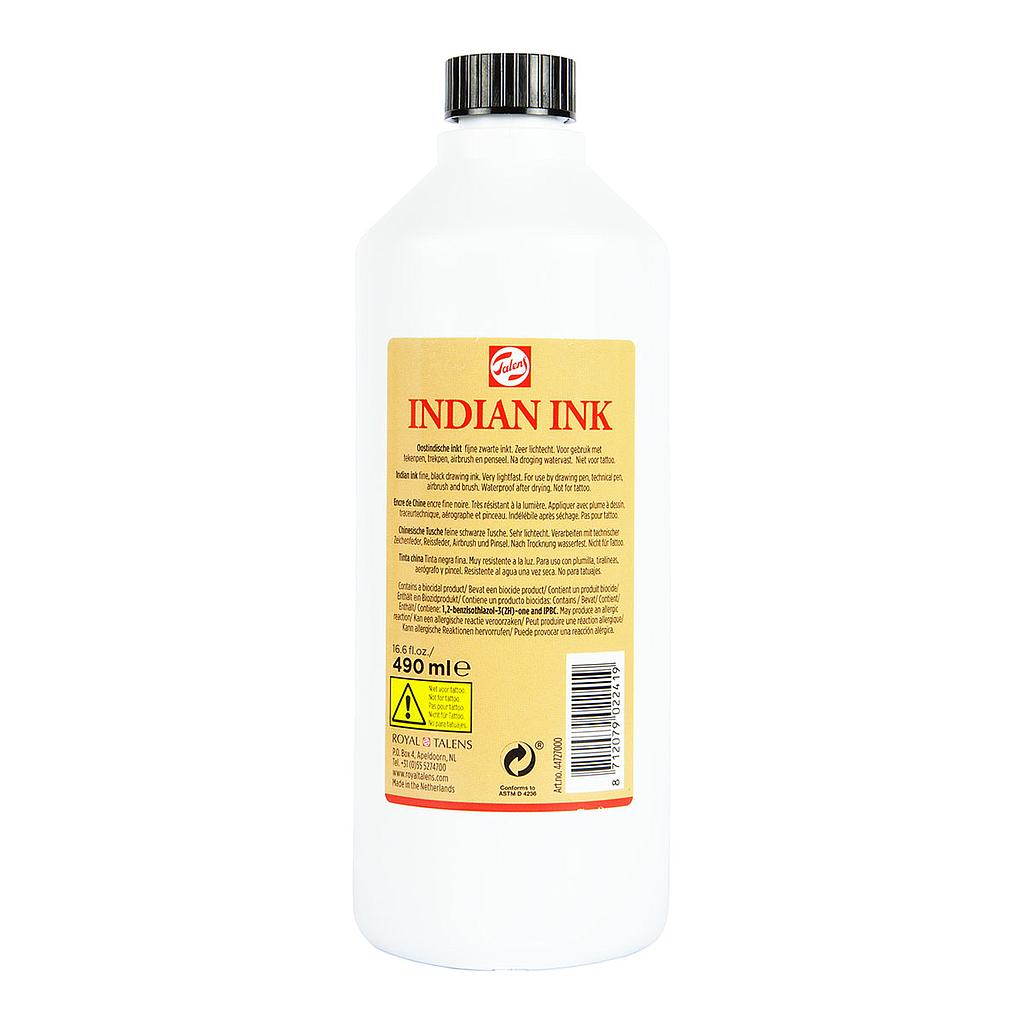 Talens Black Indian Ink 490 ml