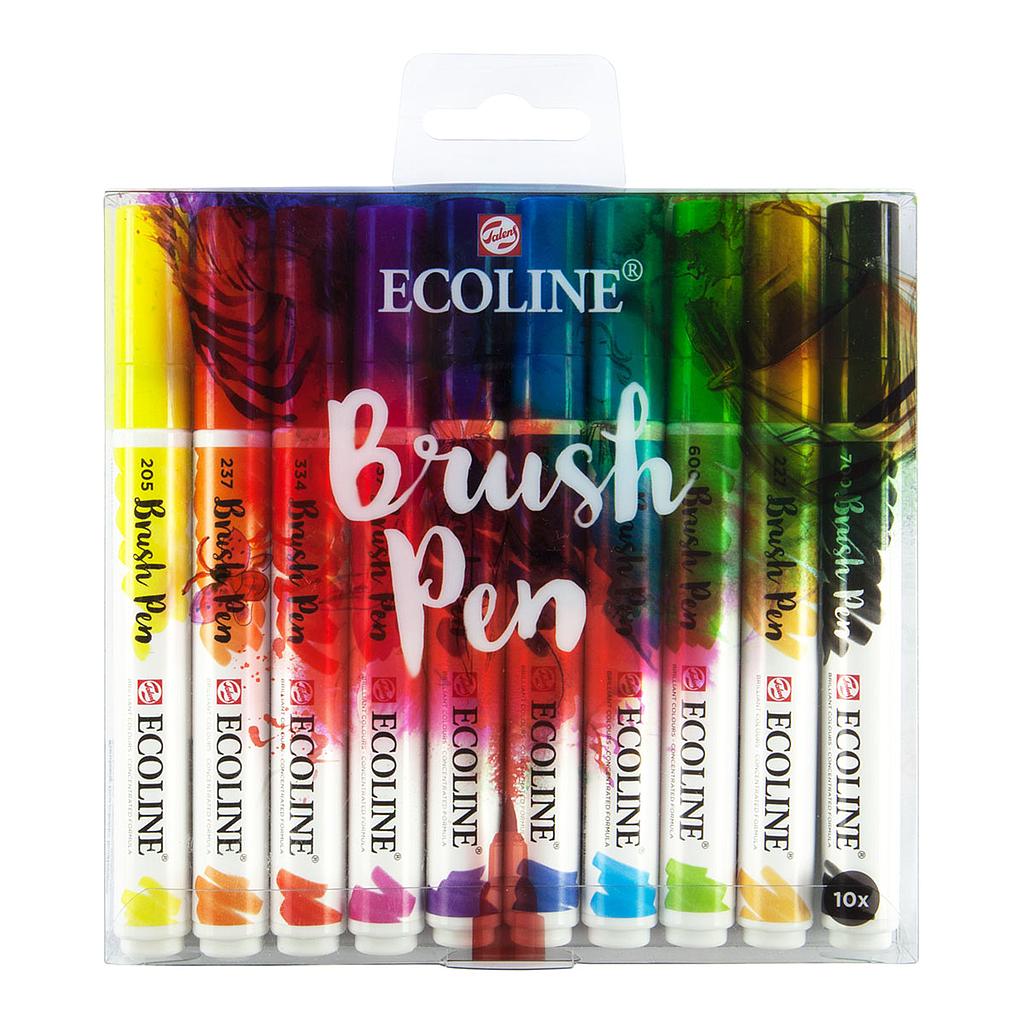 Talens Ecoline Brush Pen 10 set