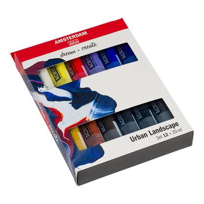 Amsterdam Standard Acrylic Paint 12 Set Urban Landscape