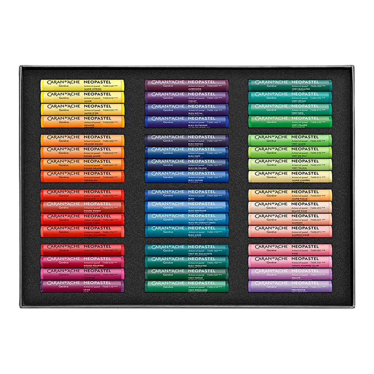 Caran d'Ache Neopastel Oil Pastel Crayons 96 set