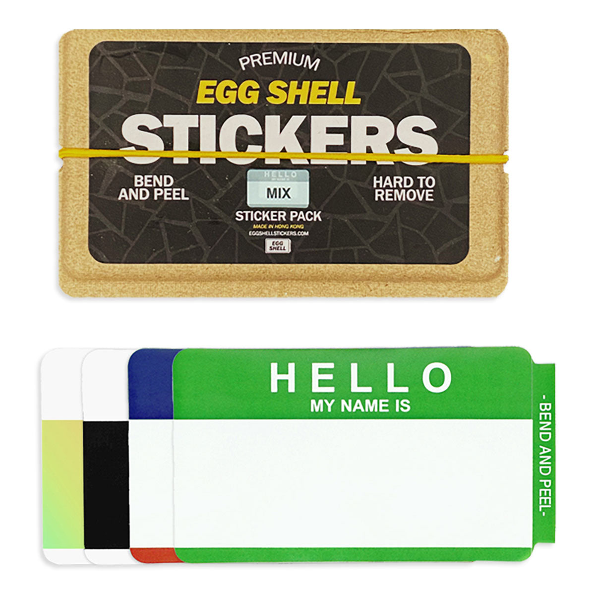 Egg Shell Stickers Hello Mix 80 pcs