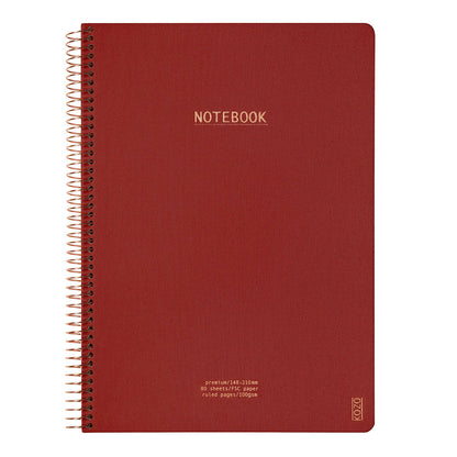 Kozo Premium A4 Notebook Ruled 160 Pages
