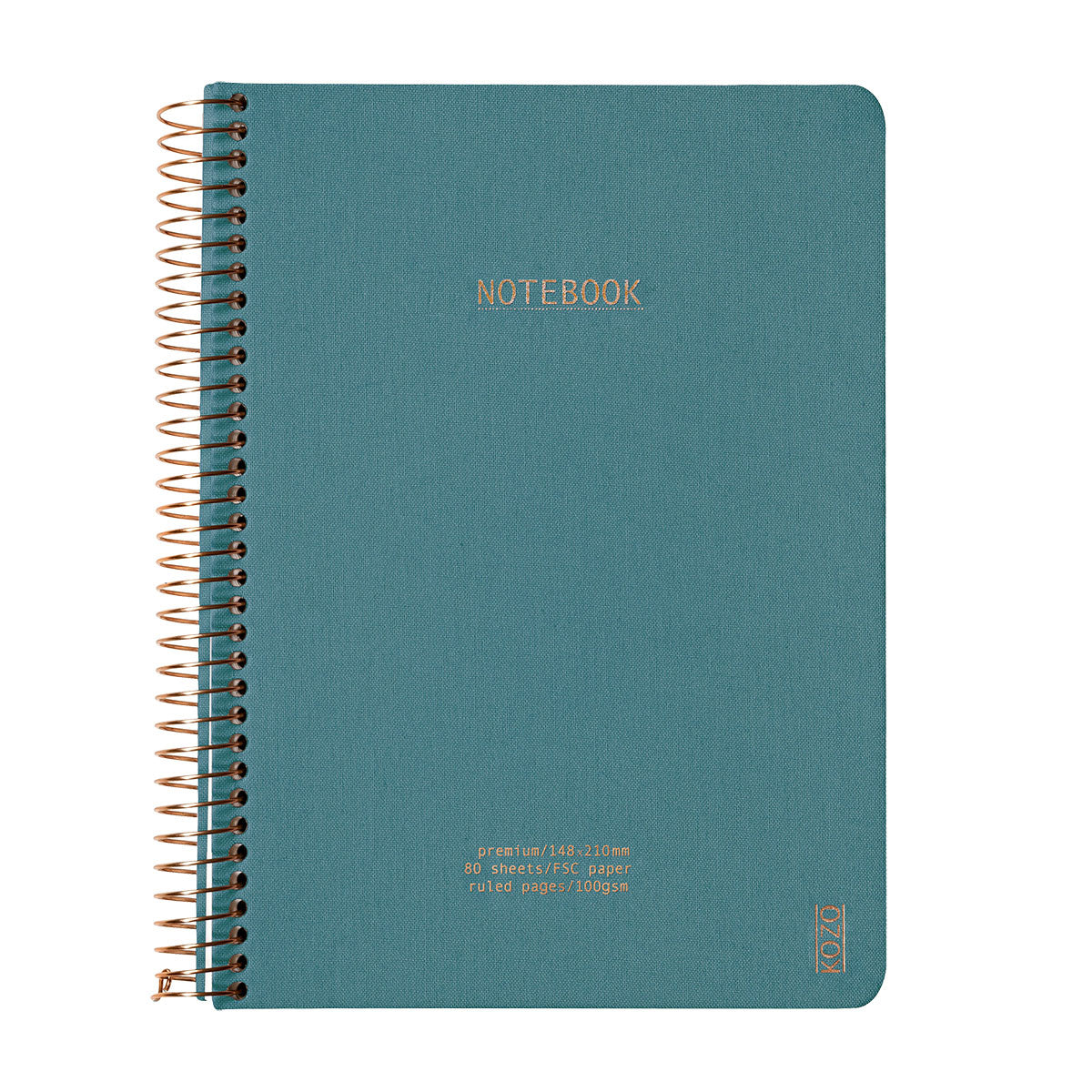 Kozo Premium A5 Notebook Ruled 160 Pages