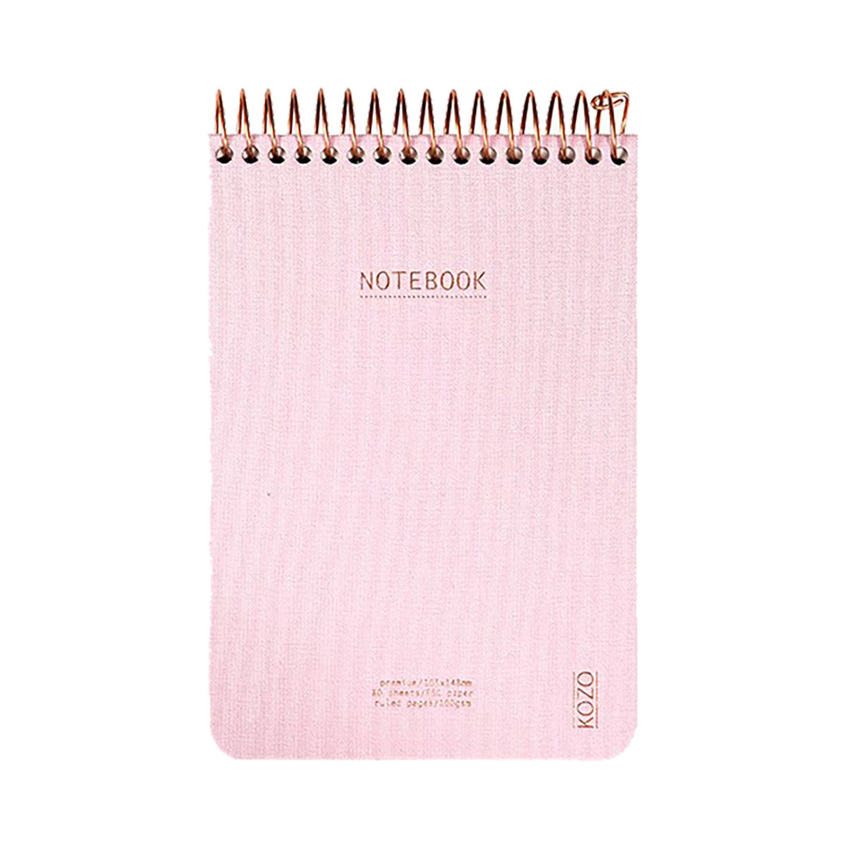 Kozo Premium A6 Notebook Ruled 160 Pages