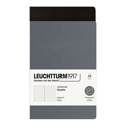 Leuchtturm1917 Jottbook A5 Pack of 2, Dotted