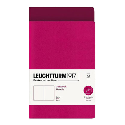 Leuchtturm1917 Jottbook A5 Pack of 2, Plain