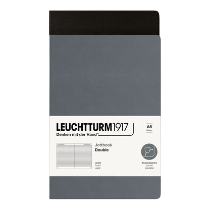 Leuchtturm1917 Jottbook A5 Pack of 2, Ruled