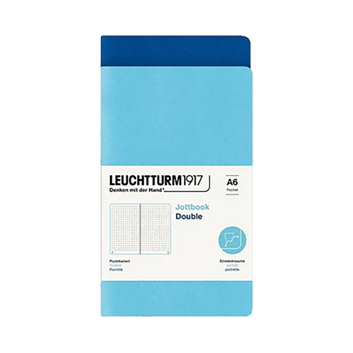 Leuchtturm1917 Jottbook A6 Pack of 2, Dotted