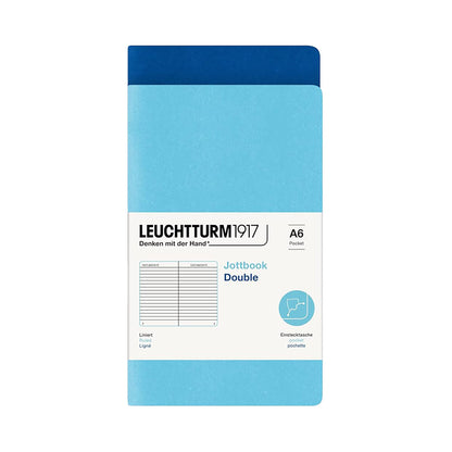 Leuchtturm1917 Jottbook A6 Pack of 2, Ruled