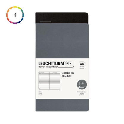 Leuchtturm1917 Jottbook A6 Pack of 2, Ruled