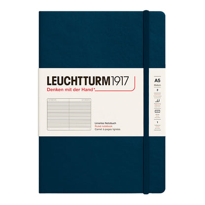 Leuchtturm1917 Notebook A5 Hard Cover, Ruled