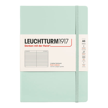 Leuchtturm1917 Notebook A5 Hard Cover, Ruled