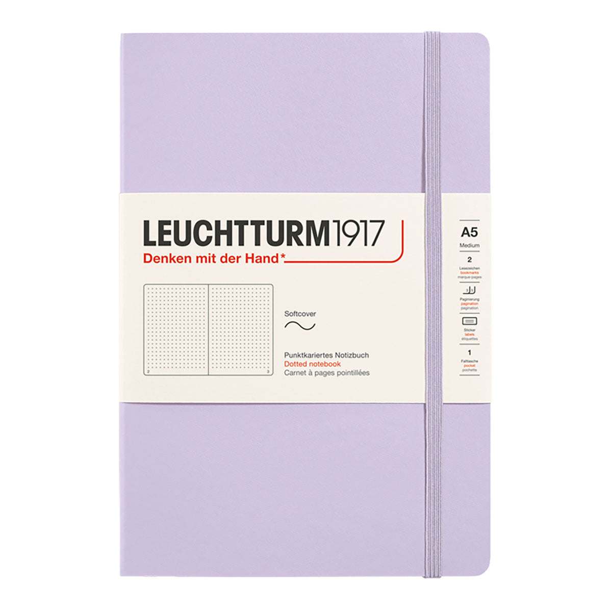 Leuchtturm1917 Notebook A5 Soft Cover, Dotted