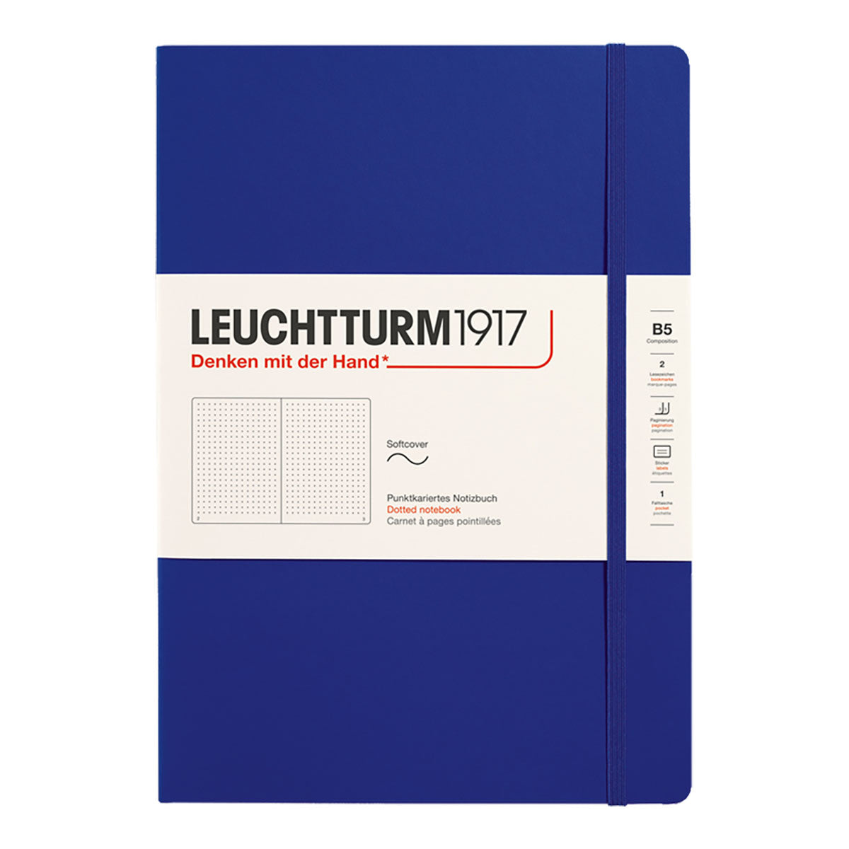 Leuchtturm1917 Notebook B5 Soft Cover, Dotted