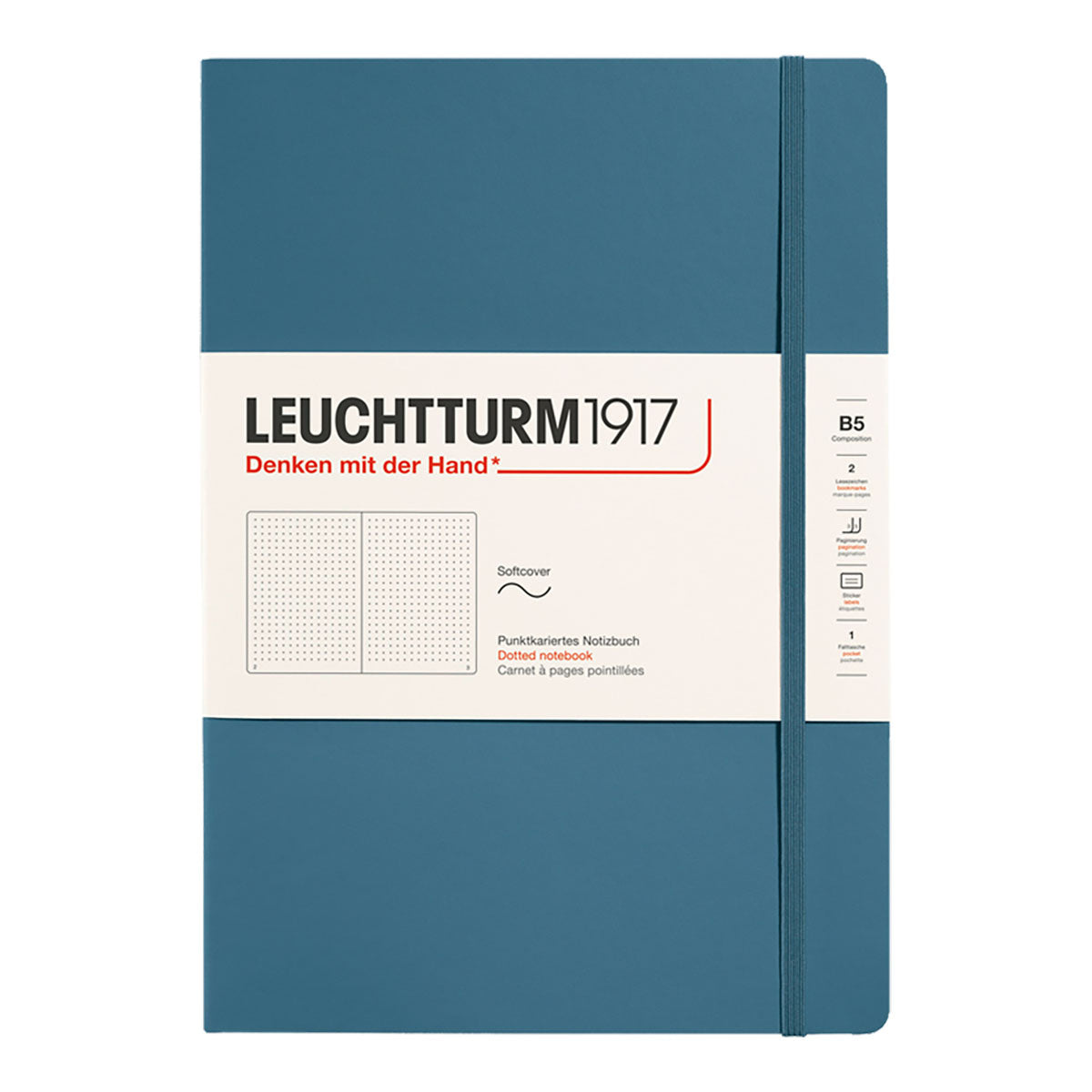 Leuchtturm1917 Notebook B5 Soft Cover, Dotted