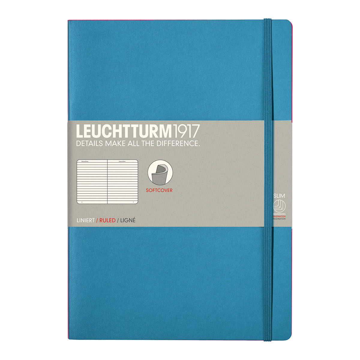 Leuchtturm1917 Notebook B5 Soft Cover, Ruled