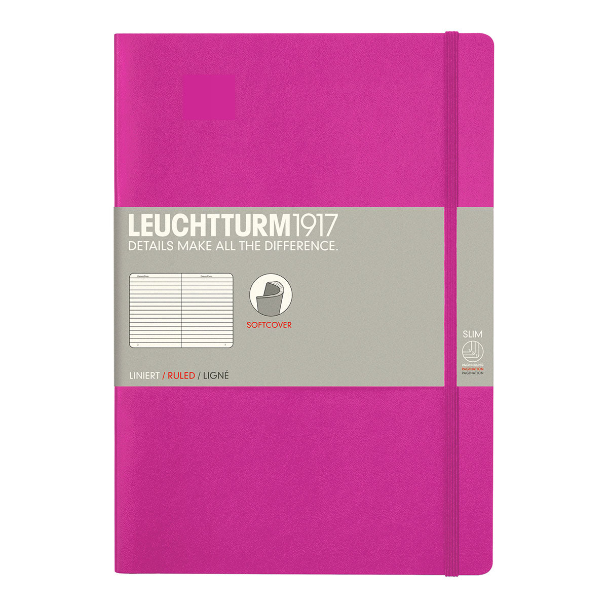 Leuchtturm1917 Notebook B5 Soft Cover, Ruled