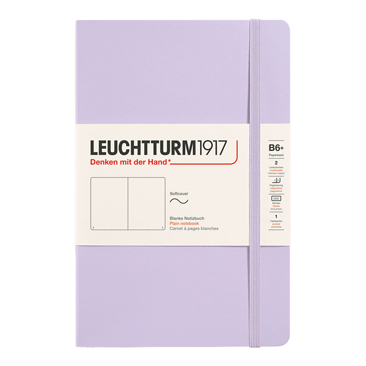 Leuchtturm1917 Notebook B6+ Soft Cover, Plain