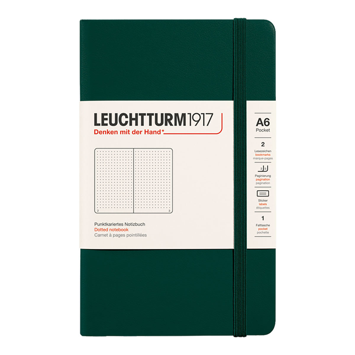 Leuchtturm1917 Pocket Notebook A6, Dotted