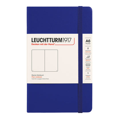 Leuchtturm1917 Pocket Notebook A6, Plain