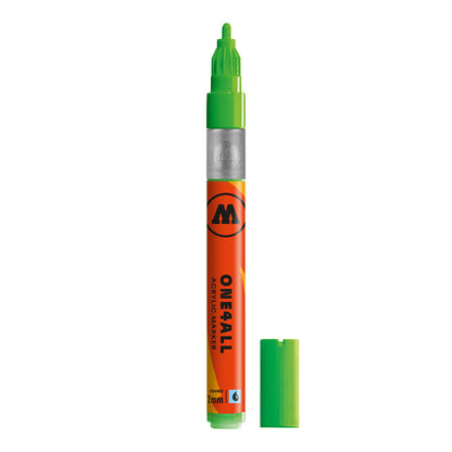 Molotow ONE4ALL 127HS Marker, 2 mm - 219 Neon Green Fluo