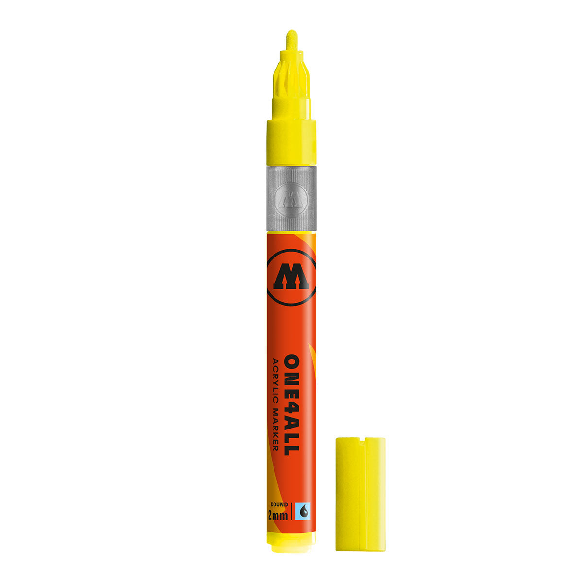 Molotow ONE4ALL 127HS Marker, 2 mm - 220 Neon Yellow Fluo