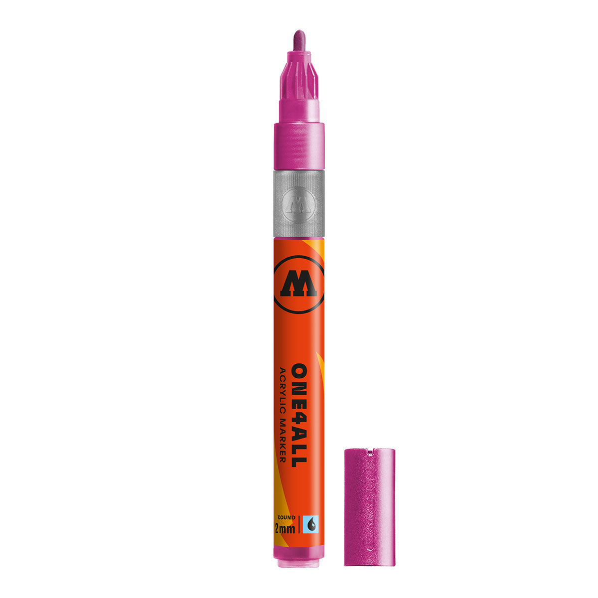 Molotow ONE4ALL 127HS Marker, 2 mm - 225 Metallic Pink