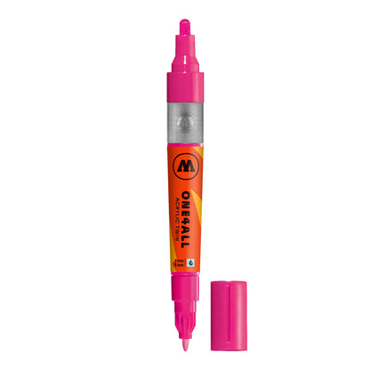 Molotow ONE4ALL Acrylic Twin Marker - 217 Neon Pink Fluo